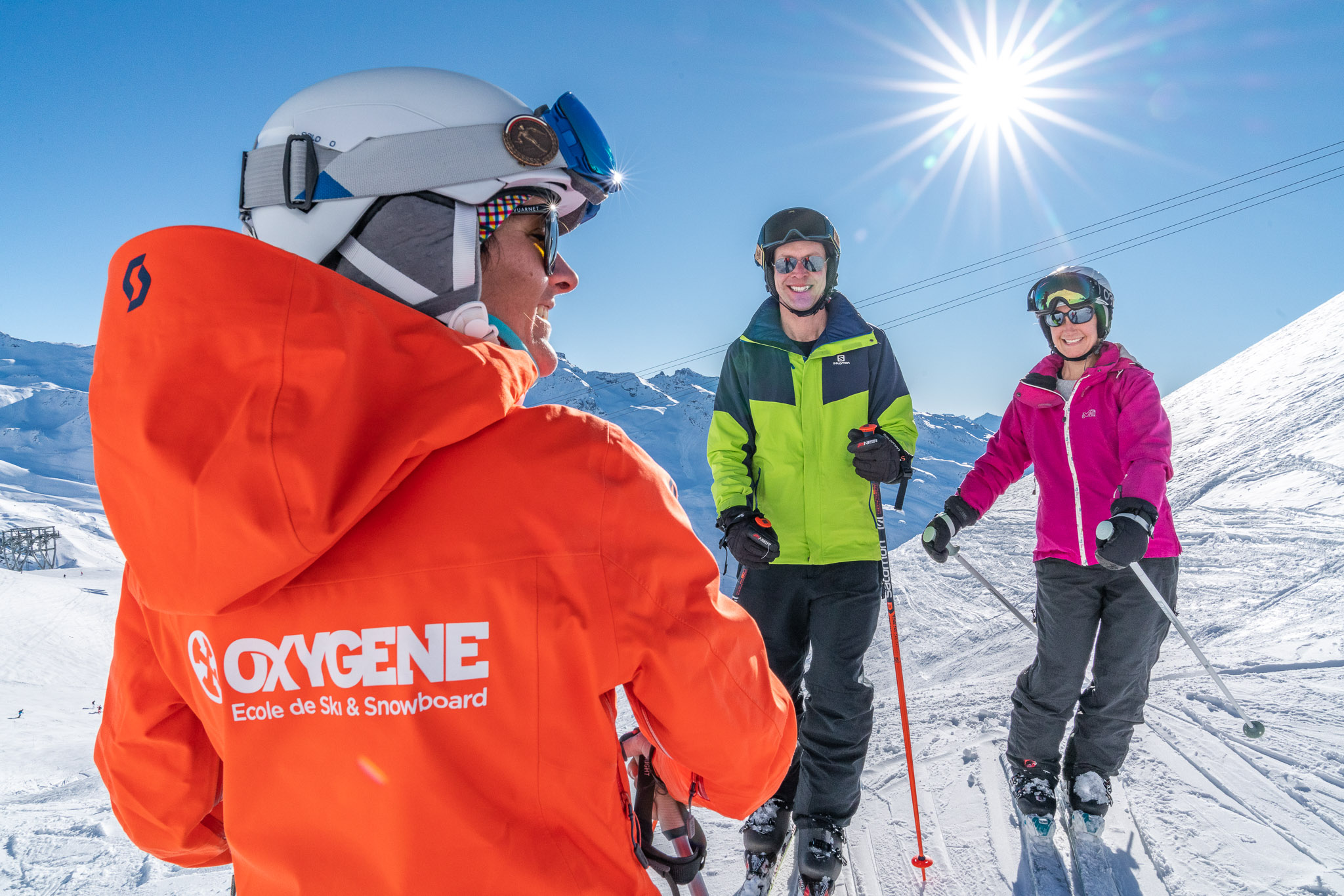 Cours de ski avec Oxygène