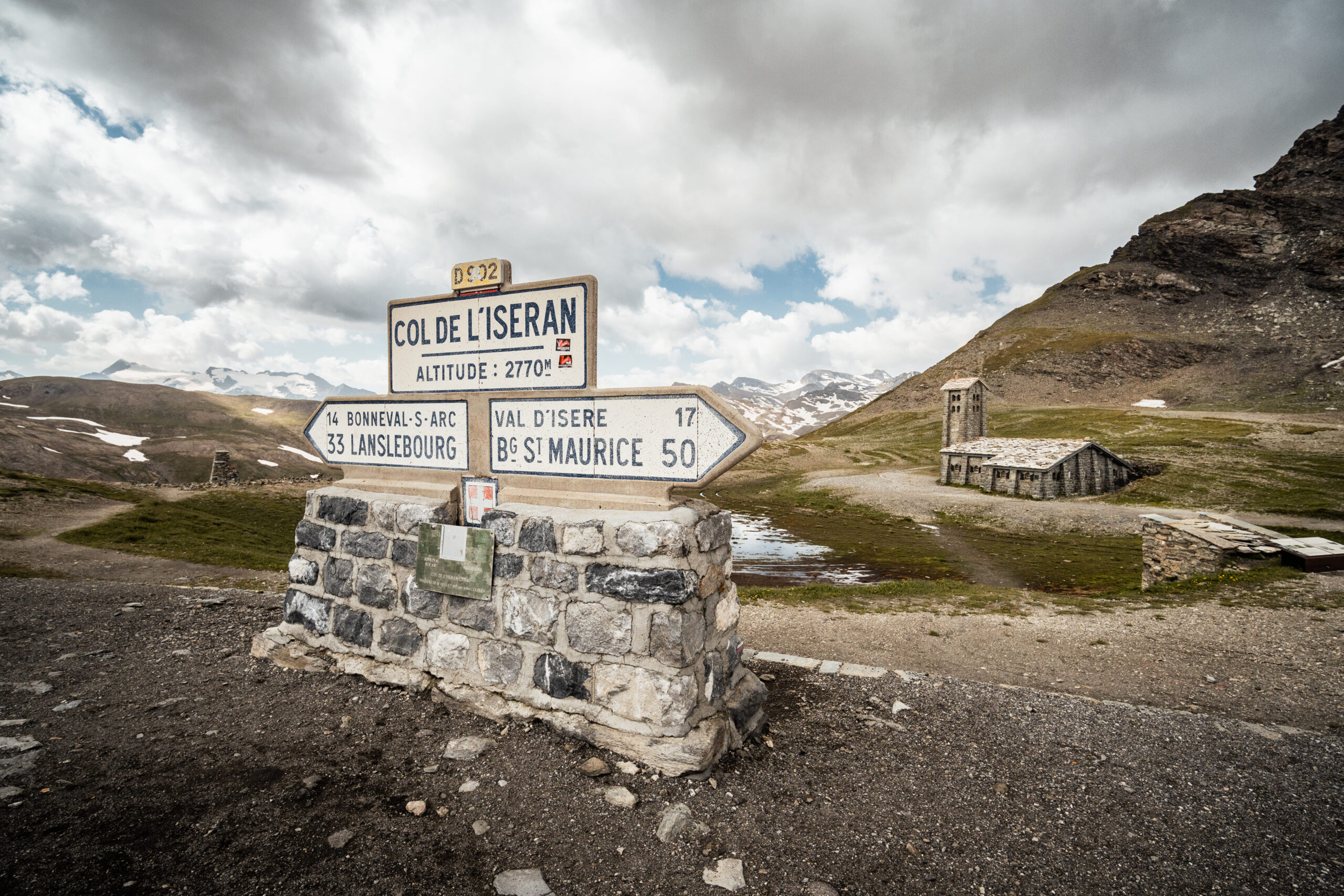 Le panneau du col