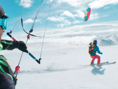 San Bernardo Kite &#8211; Ecole de Snowkite